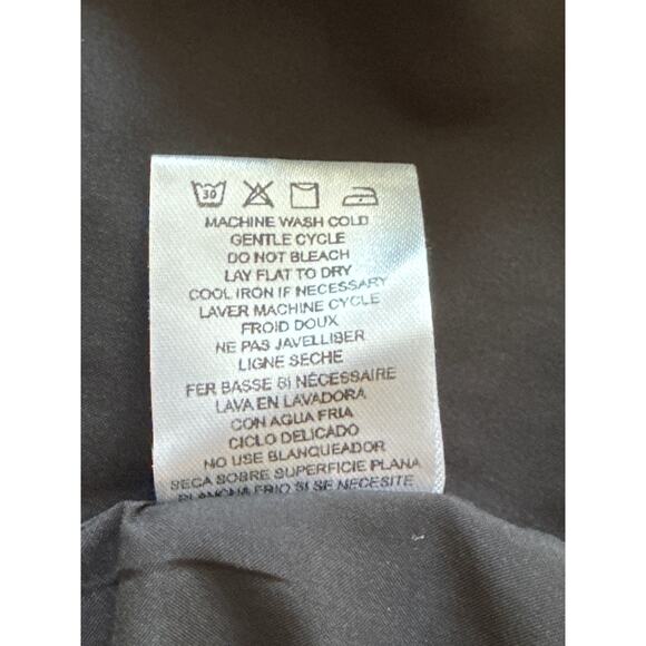 Evereve Babydoll Dress Puff Sleeve S Black Waffle Texture Dark Coquette - Picture 10 of 14